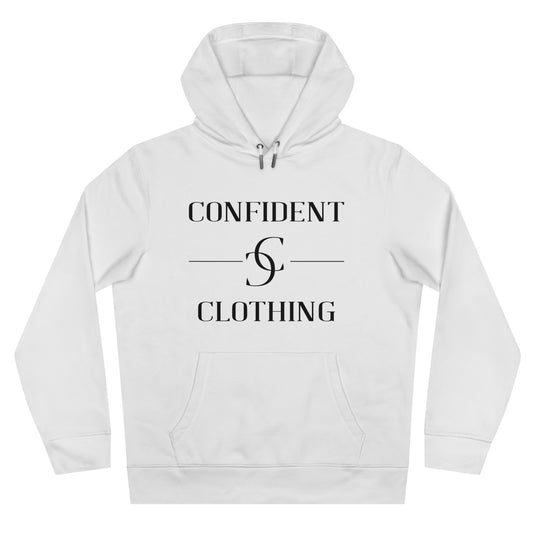 (hoodie unisex) multi-color Confident Clothing Luxury Hooded Sweatshirt (ml black logo)