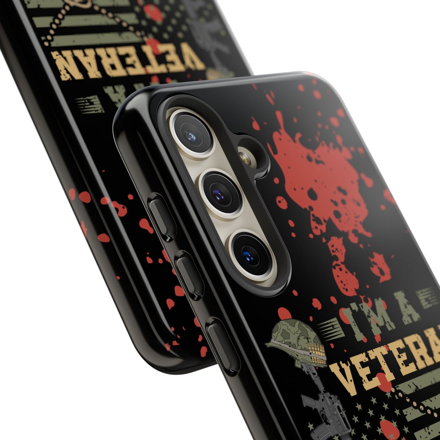 (phone cases) I'm a Veteran I Served I Sacrifice I Regret Nothing Tough Cases