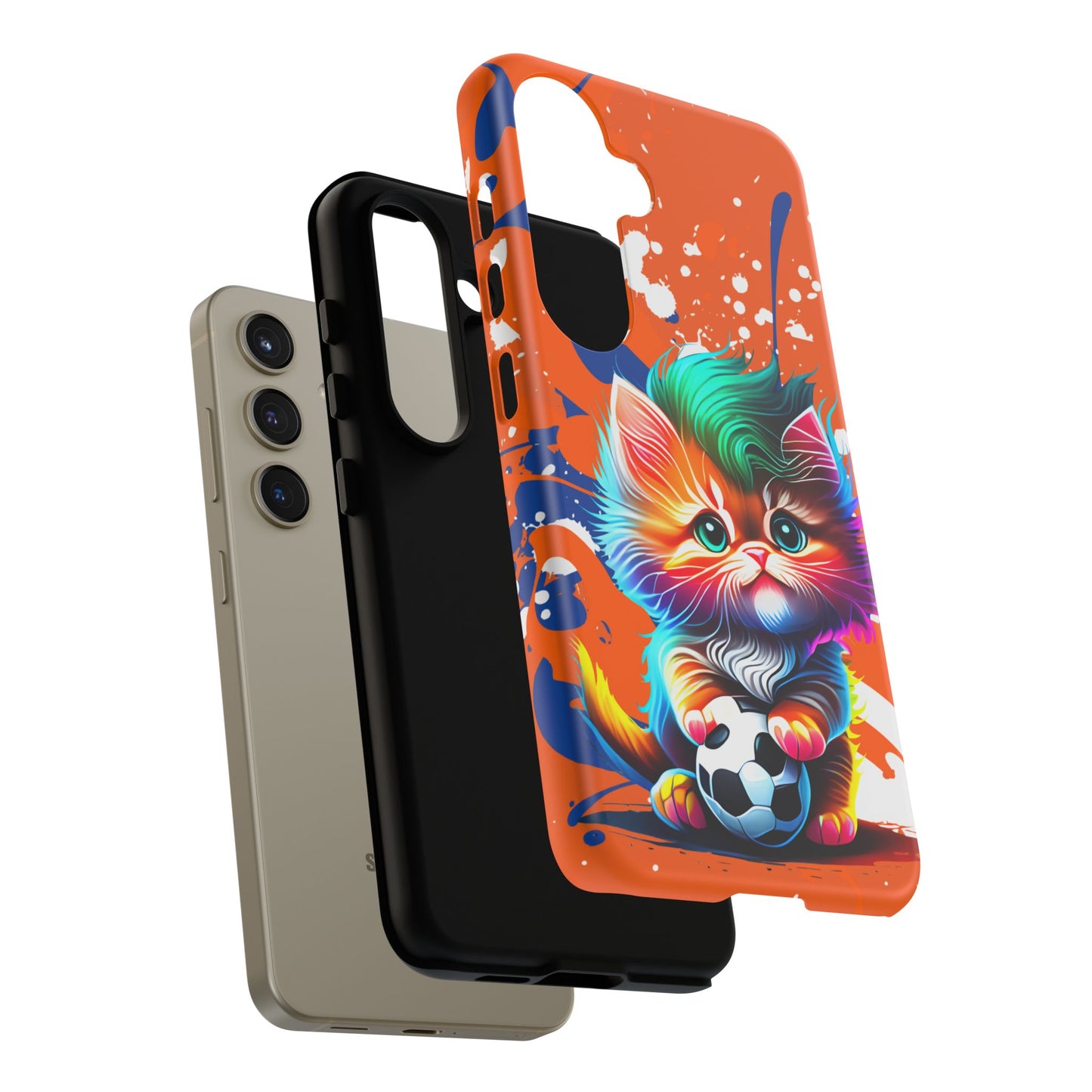 (phone cases) Baby Face Kitty Tough Cases