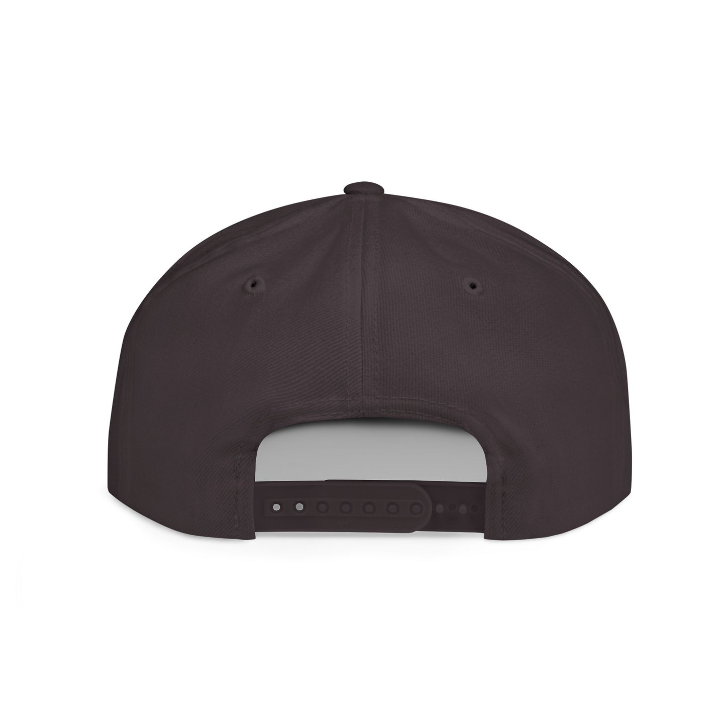 (hats) Confident Clothing Flat Bill Snapback (big logo black cc)