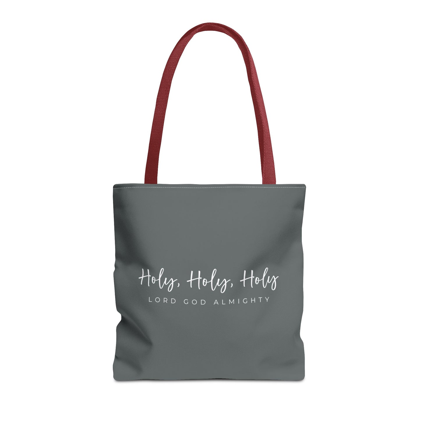 (tote bags) Holy Holy Holy Lord God Almighty (grey)