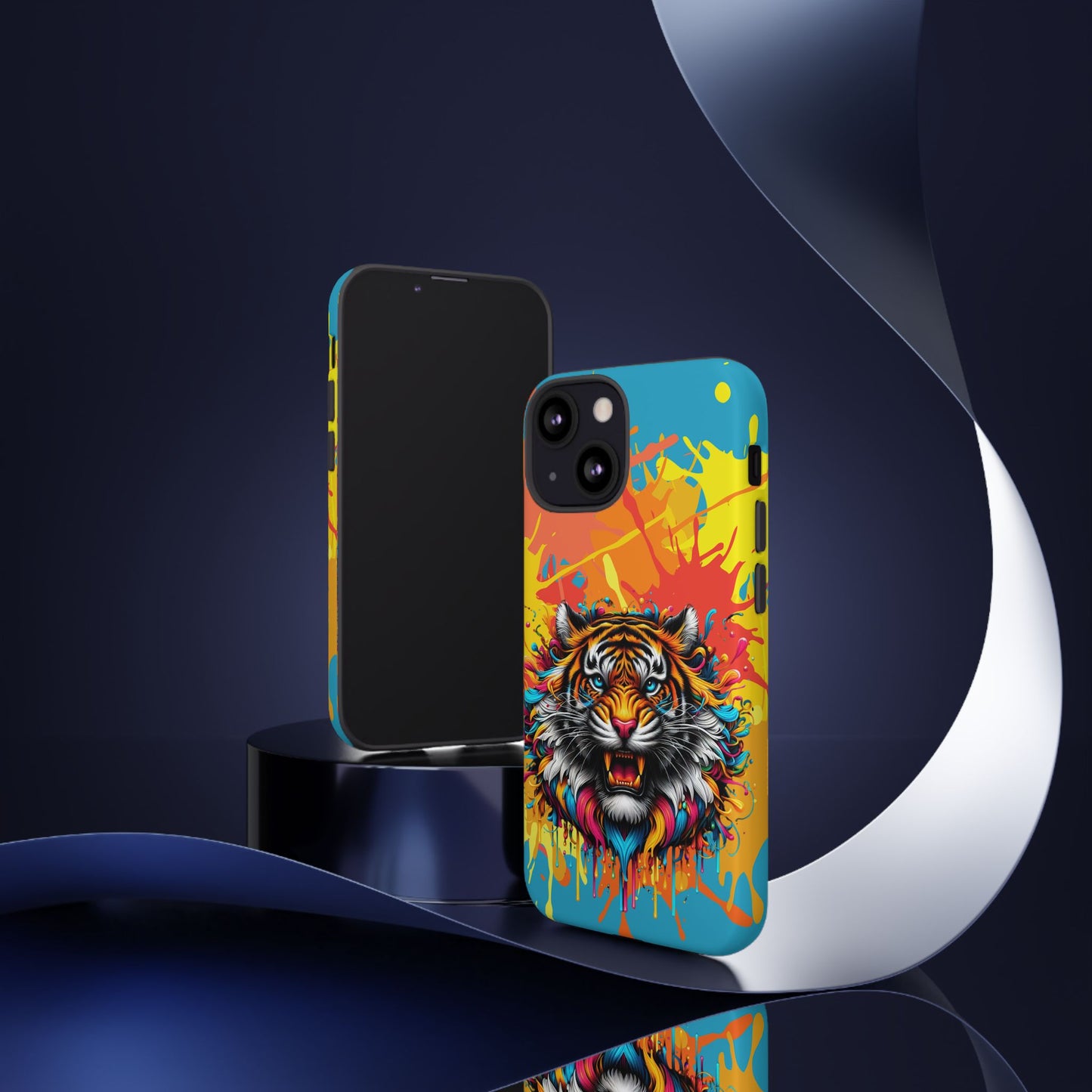 (phone cases) Roaring Tiger Tough Cases