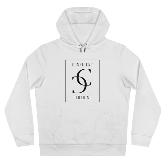 (hoodie unisex) multi-color Confident Clothing Luxury Hooded Sweatshirt (frame black logo)