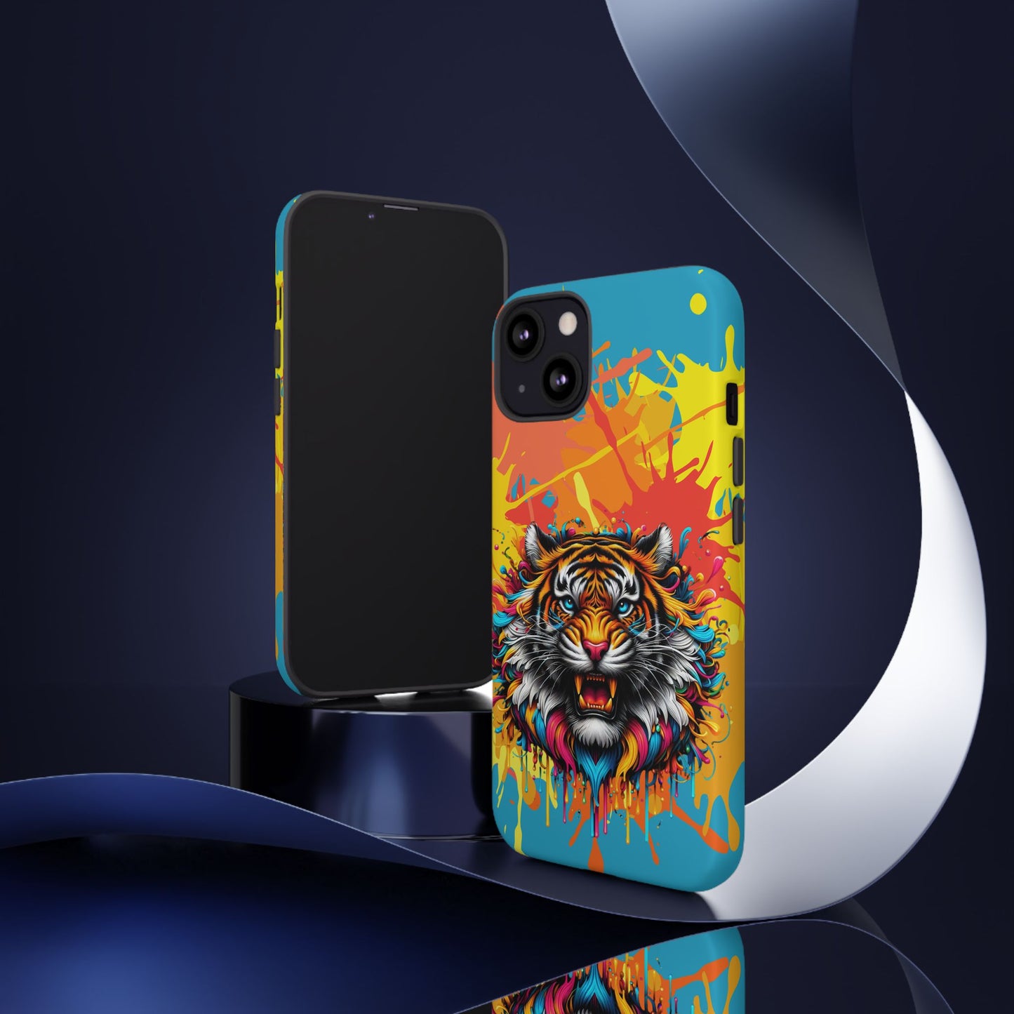 (phone cases) Roaring Tiger Tough Cases