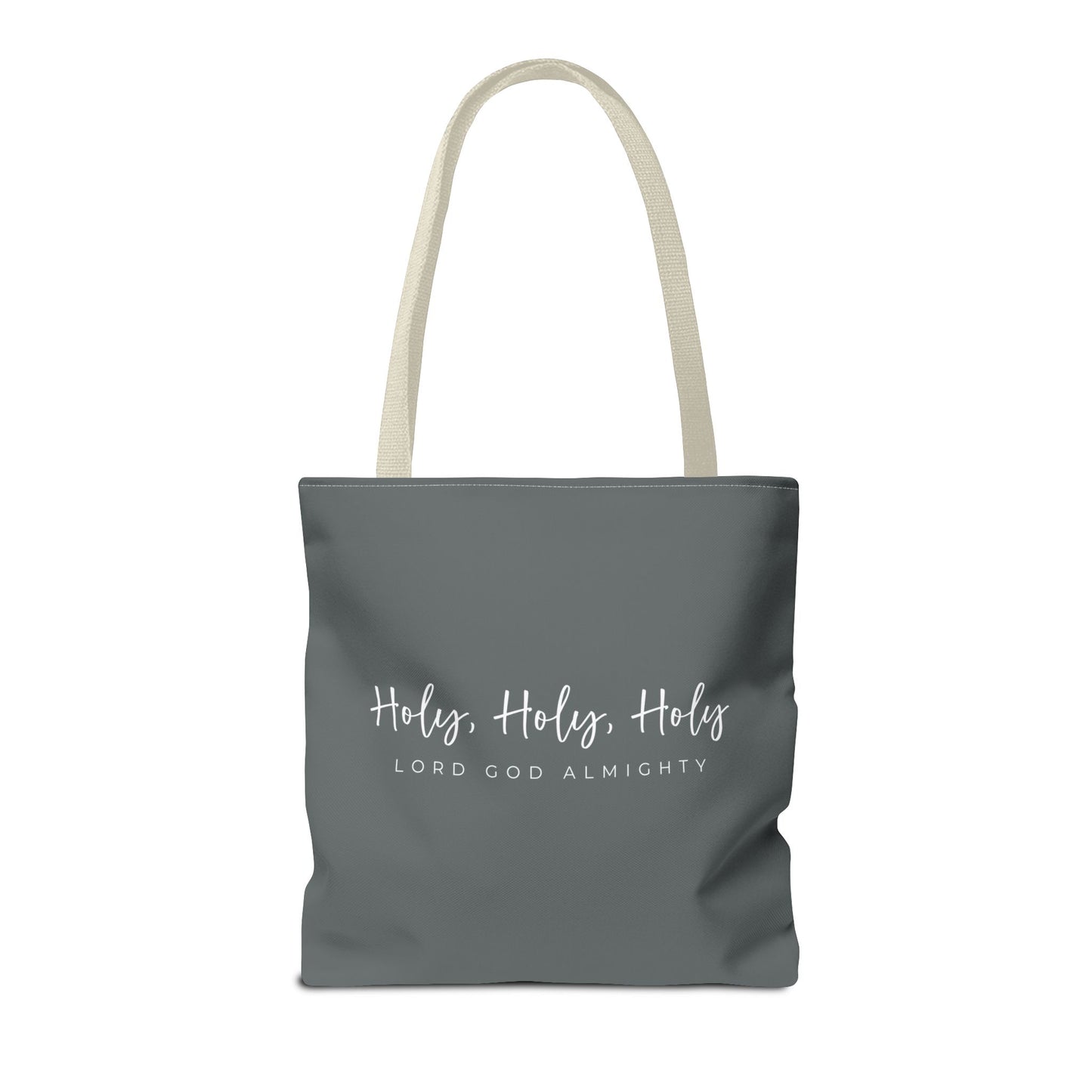 (tote bags) Holy Holy Holy Lord God Almighty (grey)