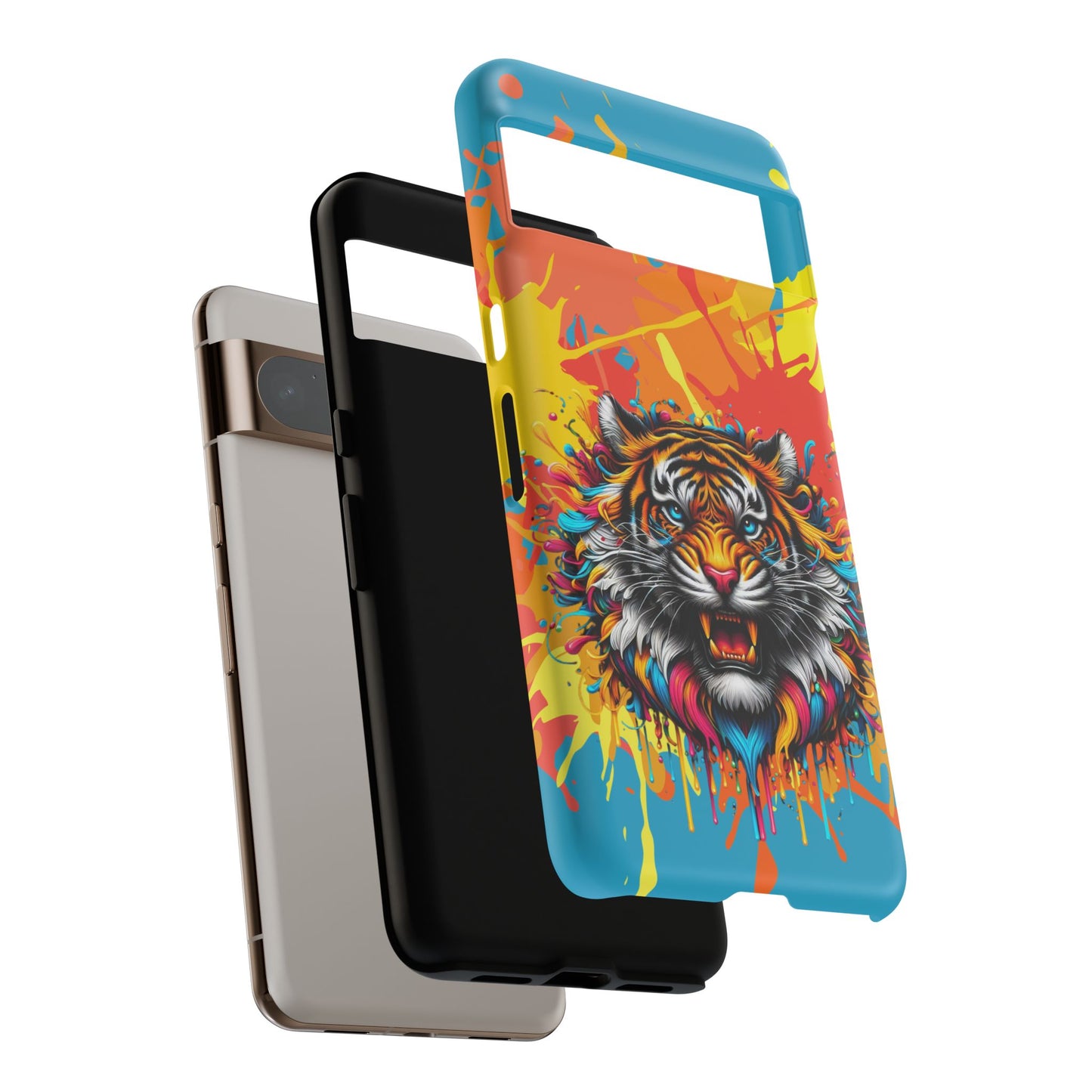 (phone cases) Roaring Tiger Tough Cases