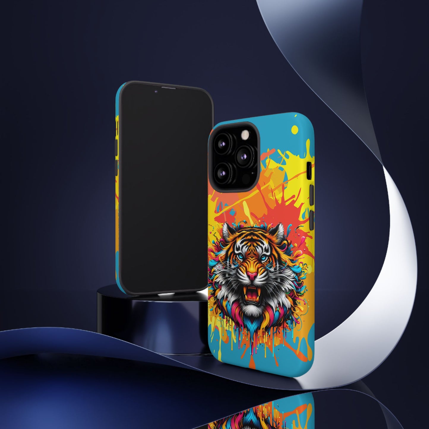 (phone cases) Roaring Tiger Tough Cases