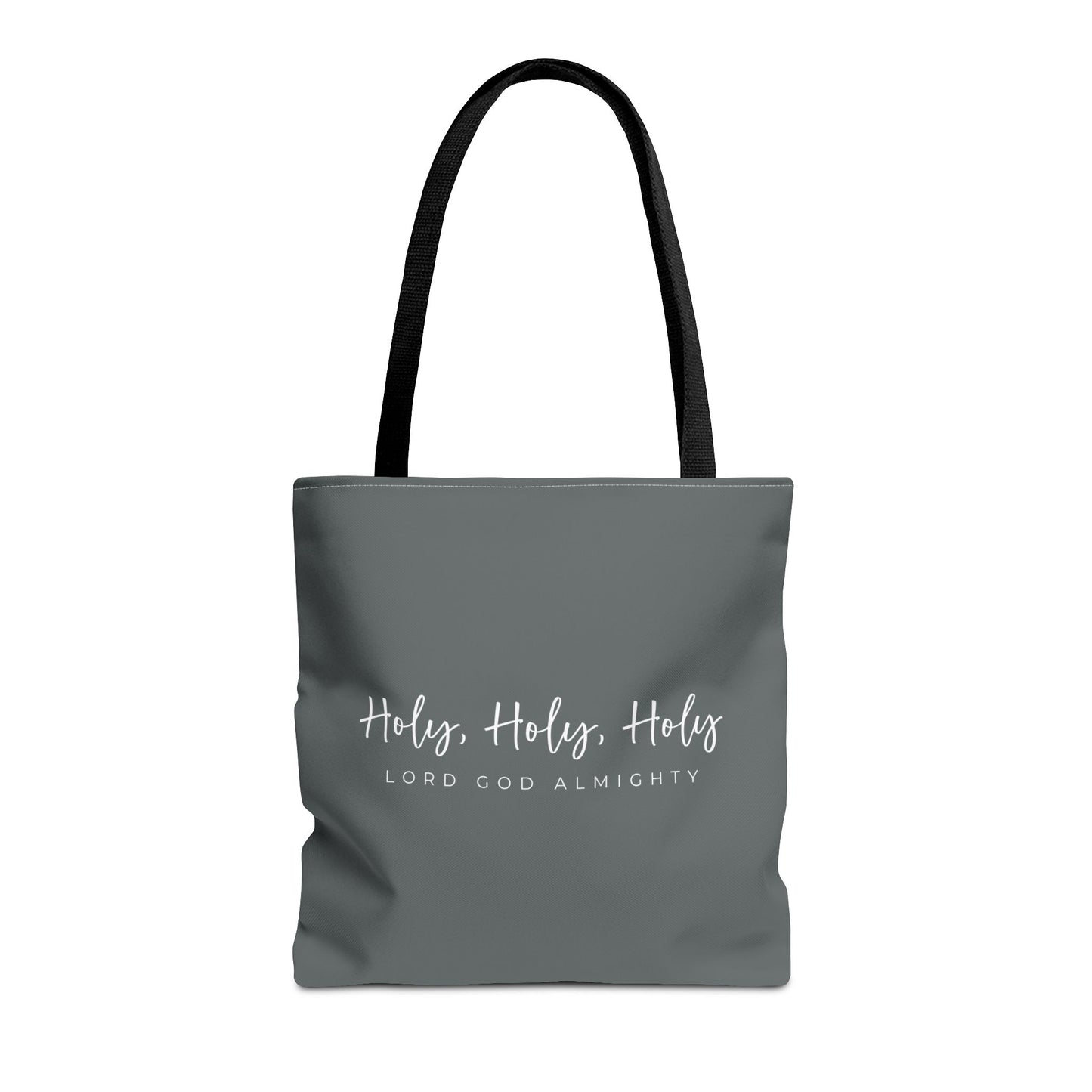 (tote bags) Holy Holy Holy Lord God Almighty (grey)