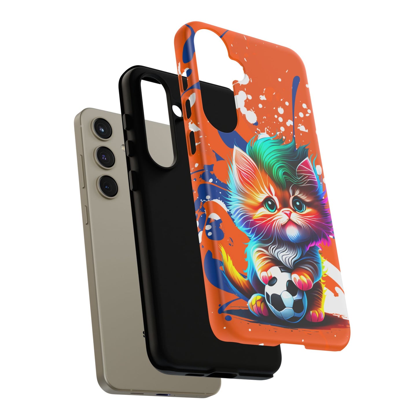 (phone cases) Baby Face Kitty Tough Cases