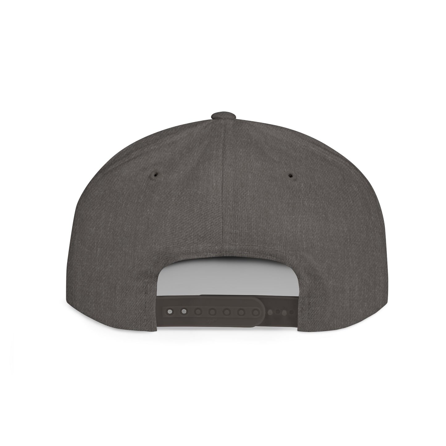 (hats) Confident Clothing Flat Bill Snapback (big logo black cc)