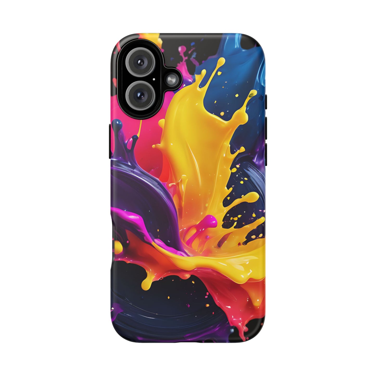 (phone cases) 3D ink splashes Tough Cases