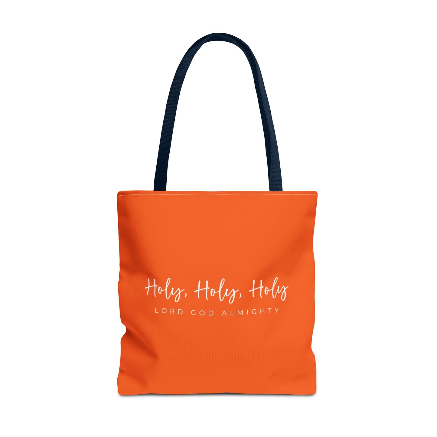 (tote bags) Holy Holy Holy Lord God Almighty (orange)