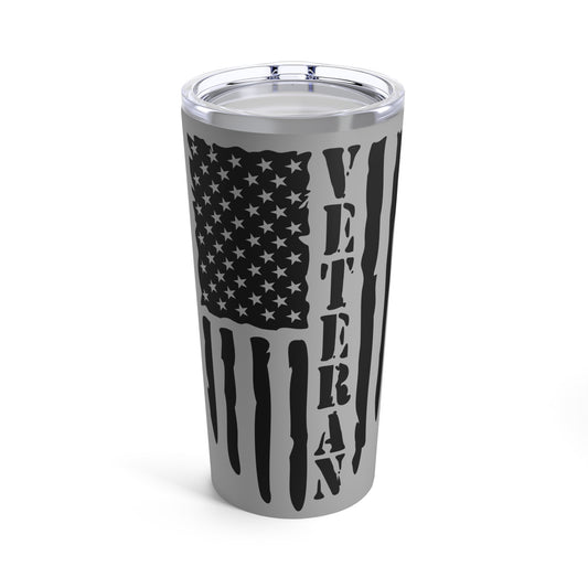 Veteran Tumbler 20oz (grey)