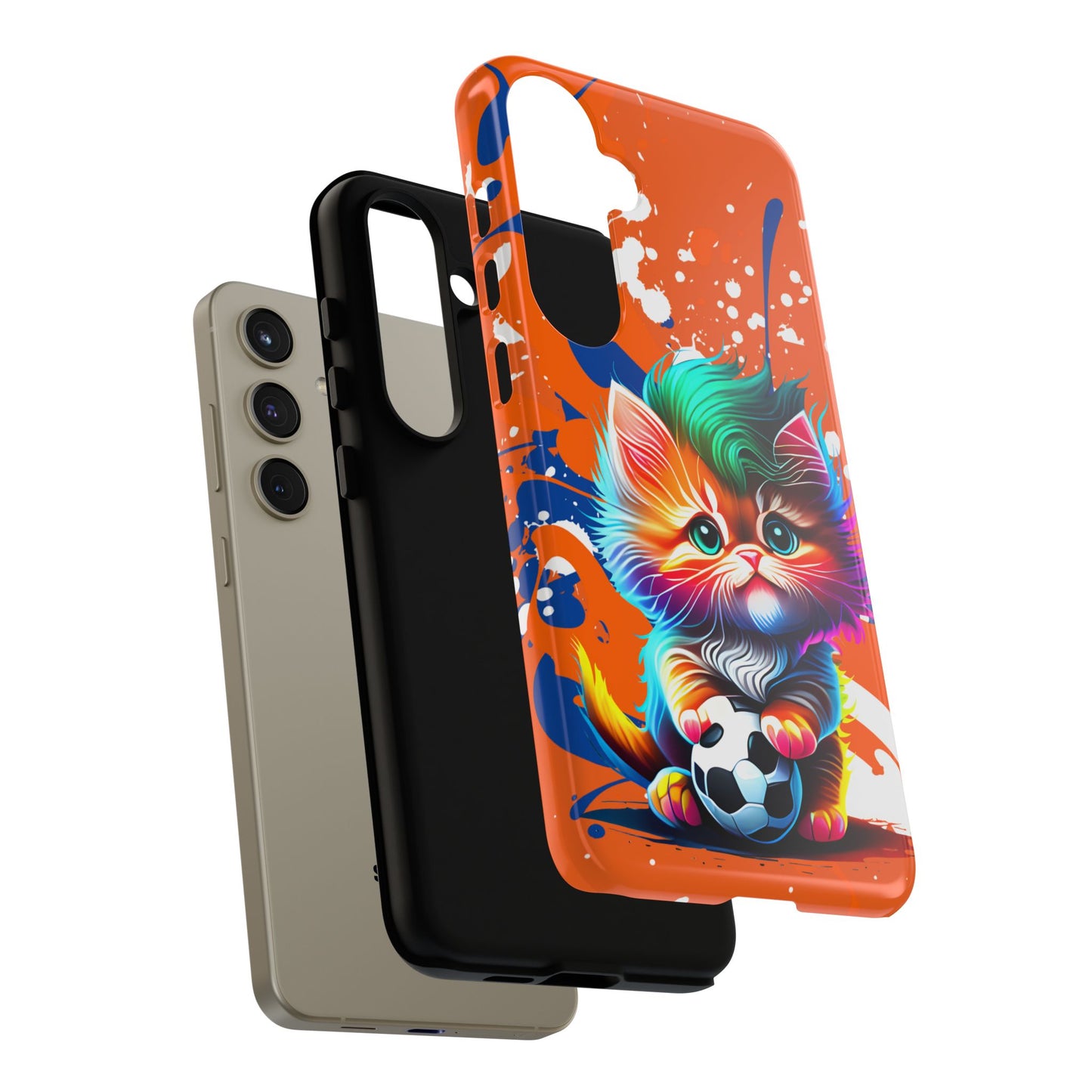 (phone cases) Baby Face Kitty Tough Cases