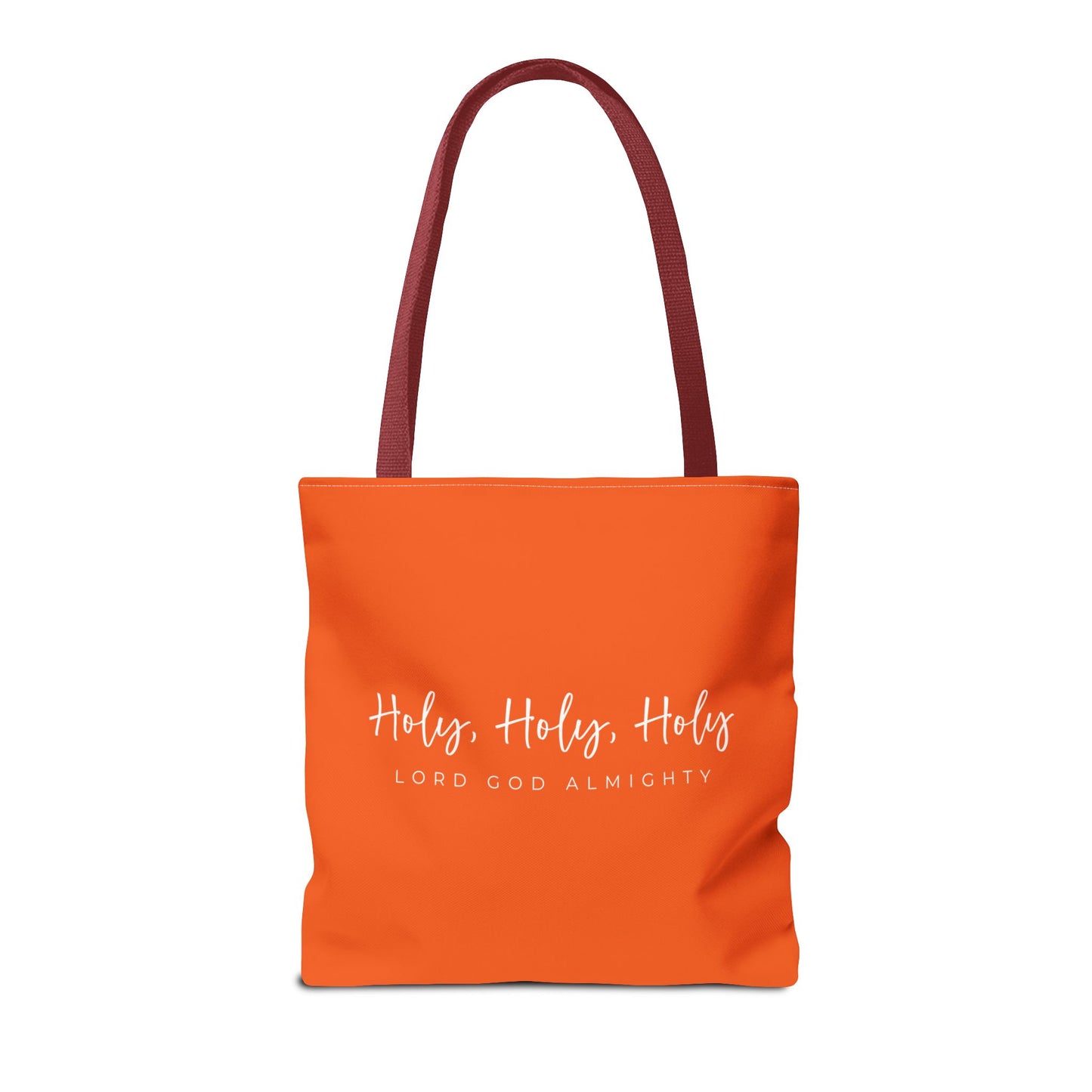 (tote bags) Holy Holy Holy Lord God Almighty (orange)