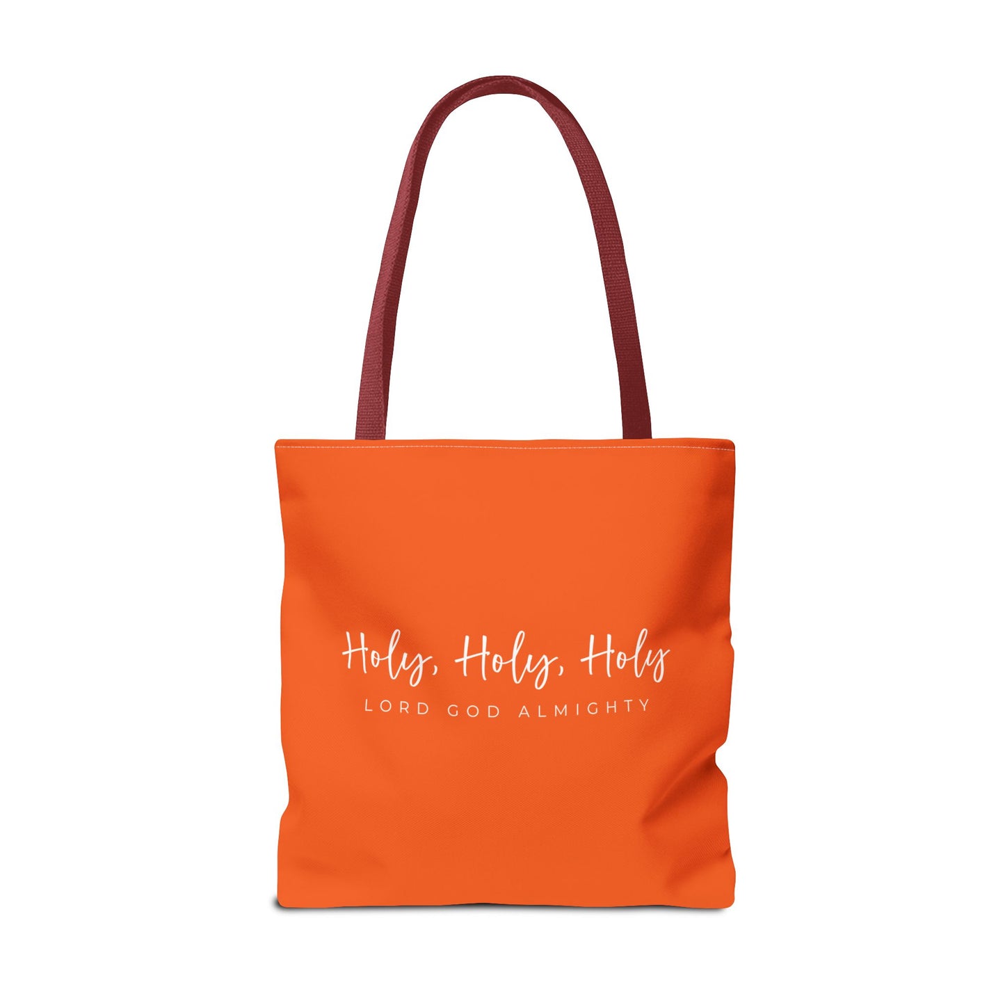 (tote bags) Holy Holy Holy Lord God Almighty (orange)