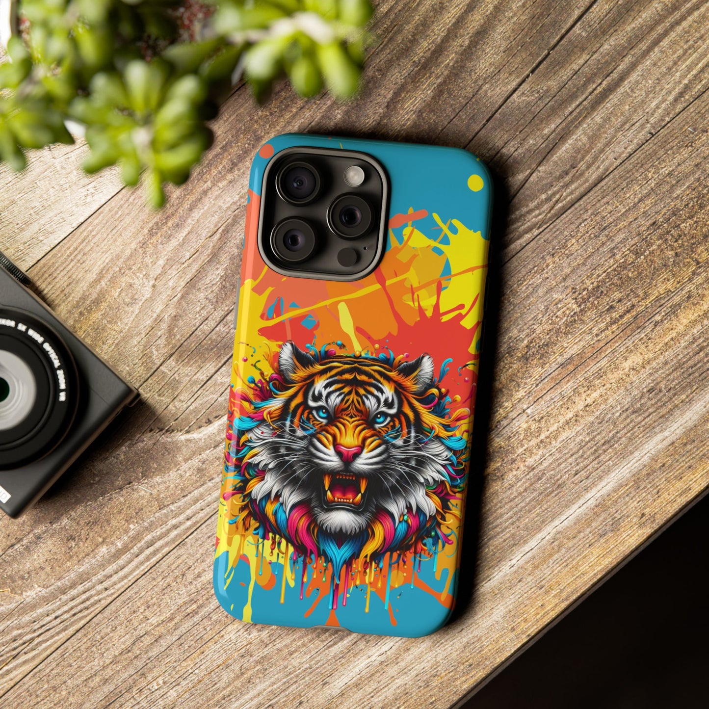 (phone cases) Roaring Tiger Tough Cases