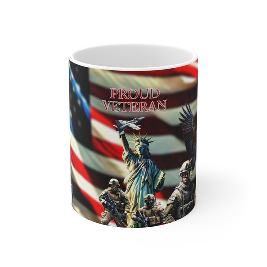 (mugs) Proud Veteran Mug 11oz