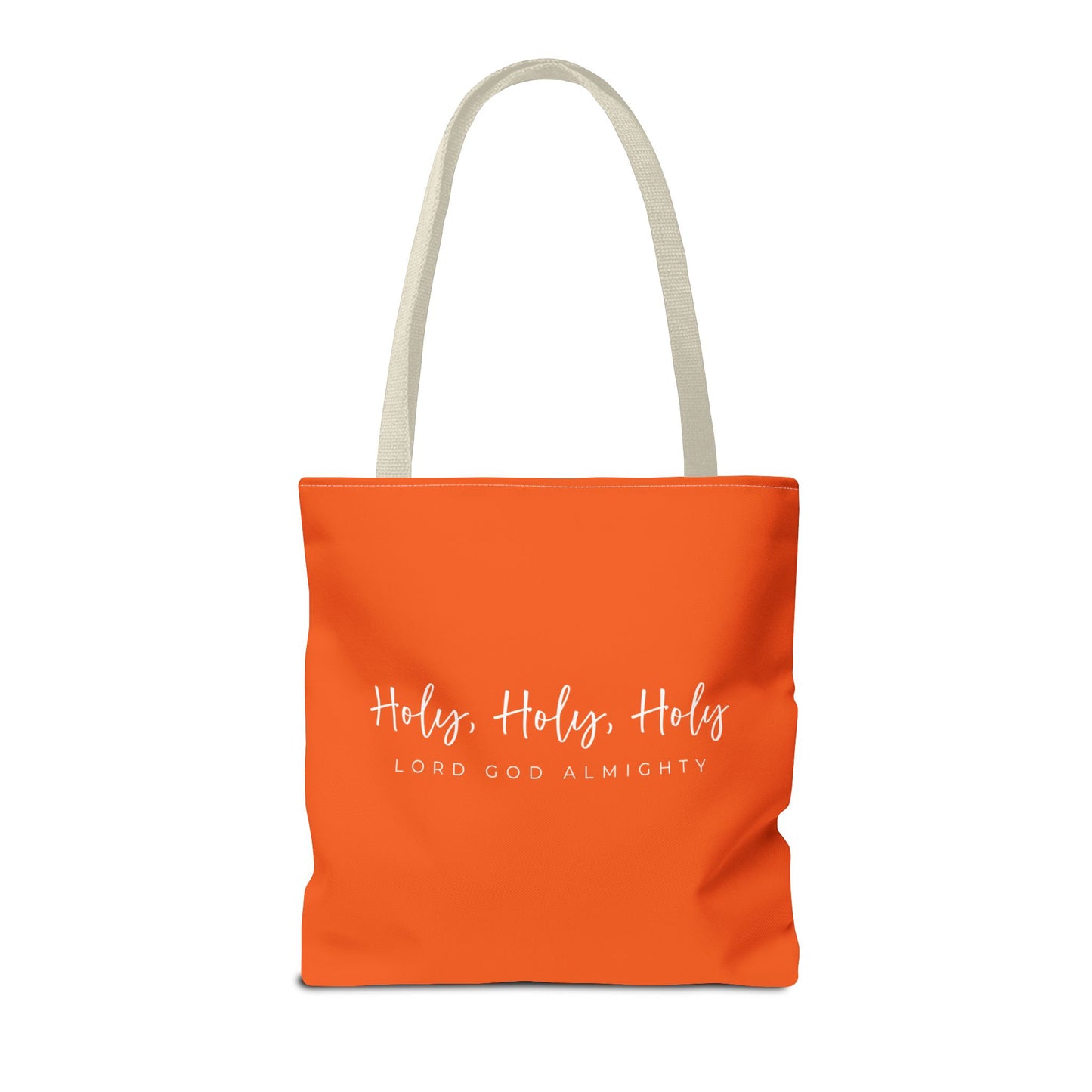 (tote bags) Holy Holy Holy Lord God Almighty (orange)