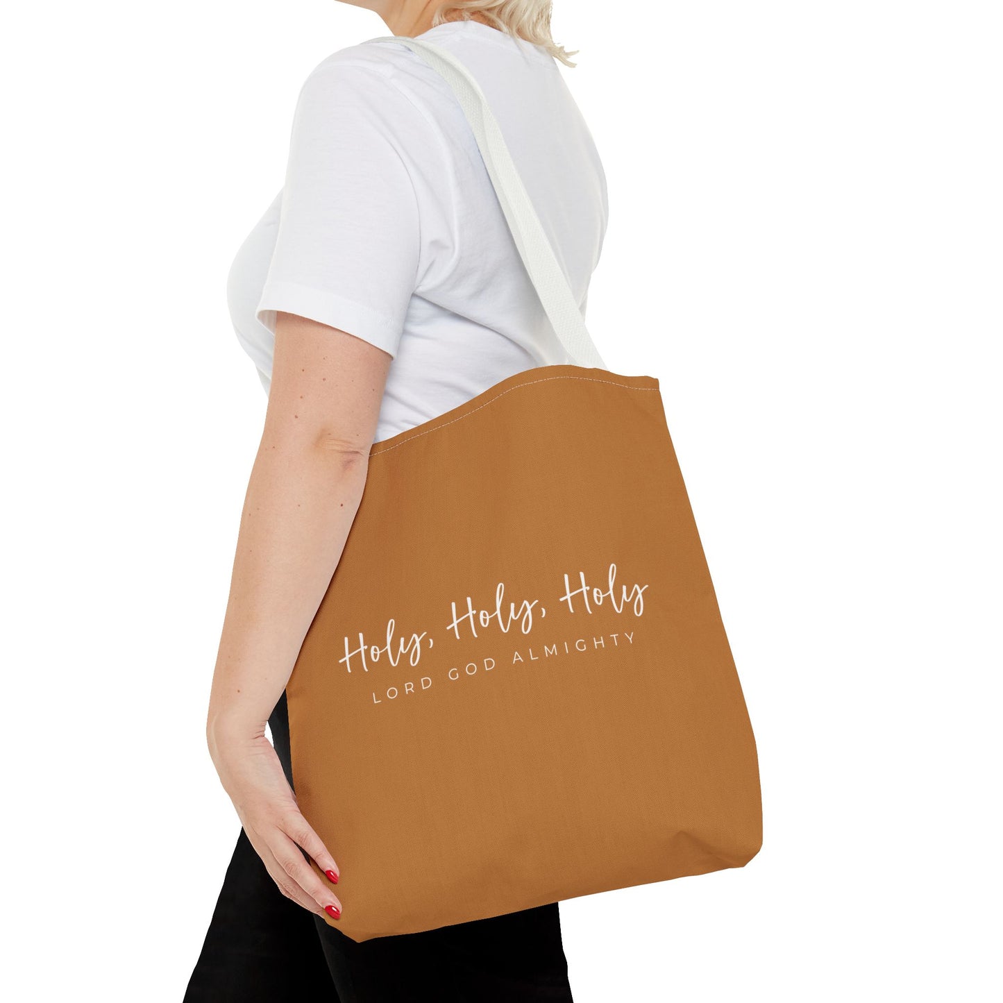 (tote bags) Holy Holy Holy Lord God Almighty (light brown)