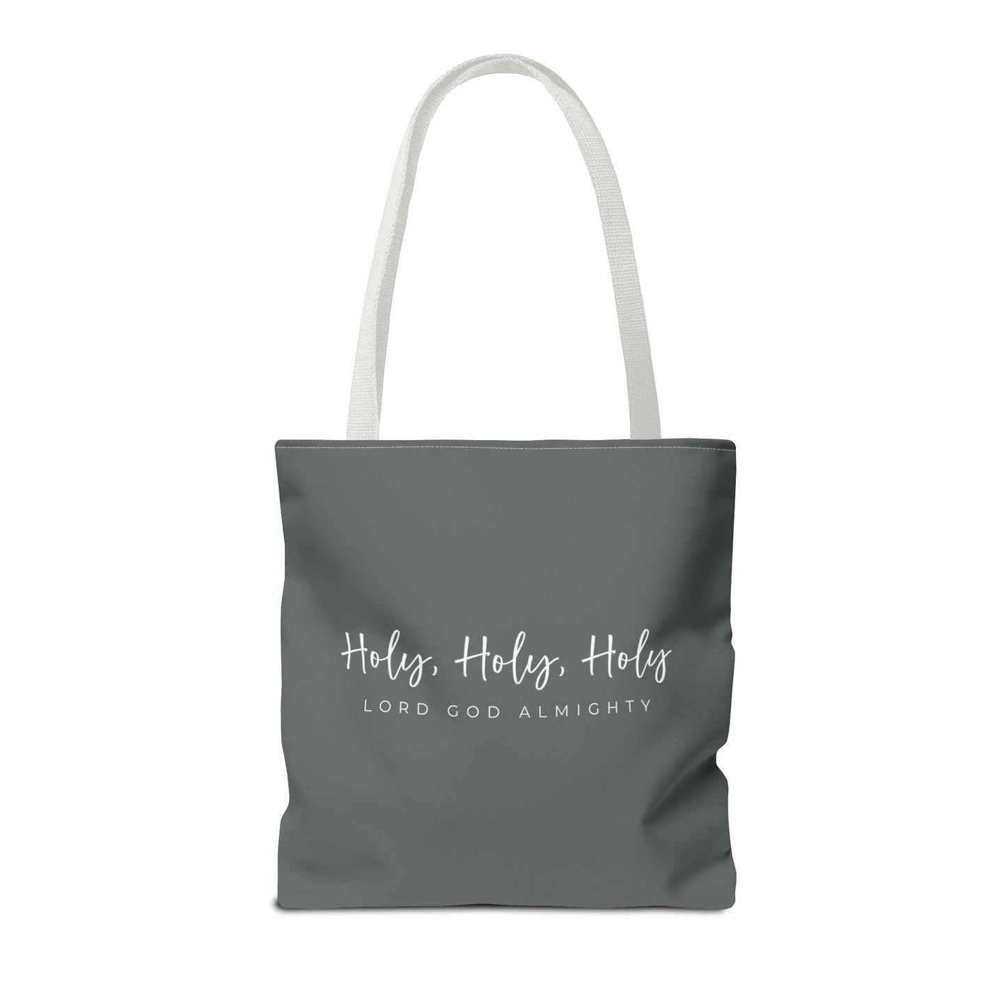 (tote bags) Holy Holy Holy Lord God Almighty (grey)