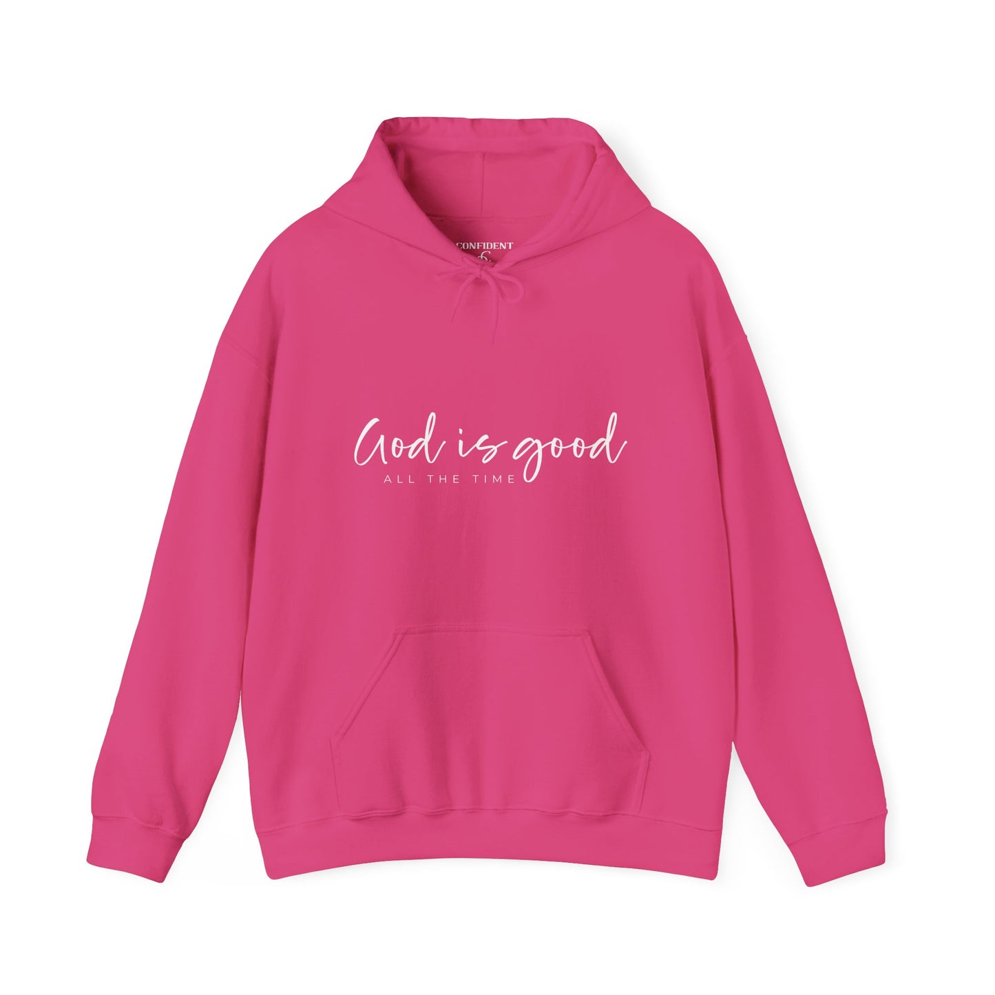 (Hoodie, Unisex) God is Good All the Time Luxury Christian Hooded Sweatshirt