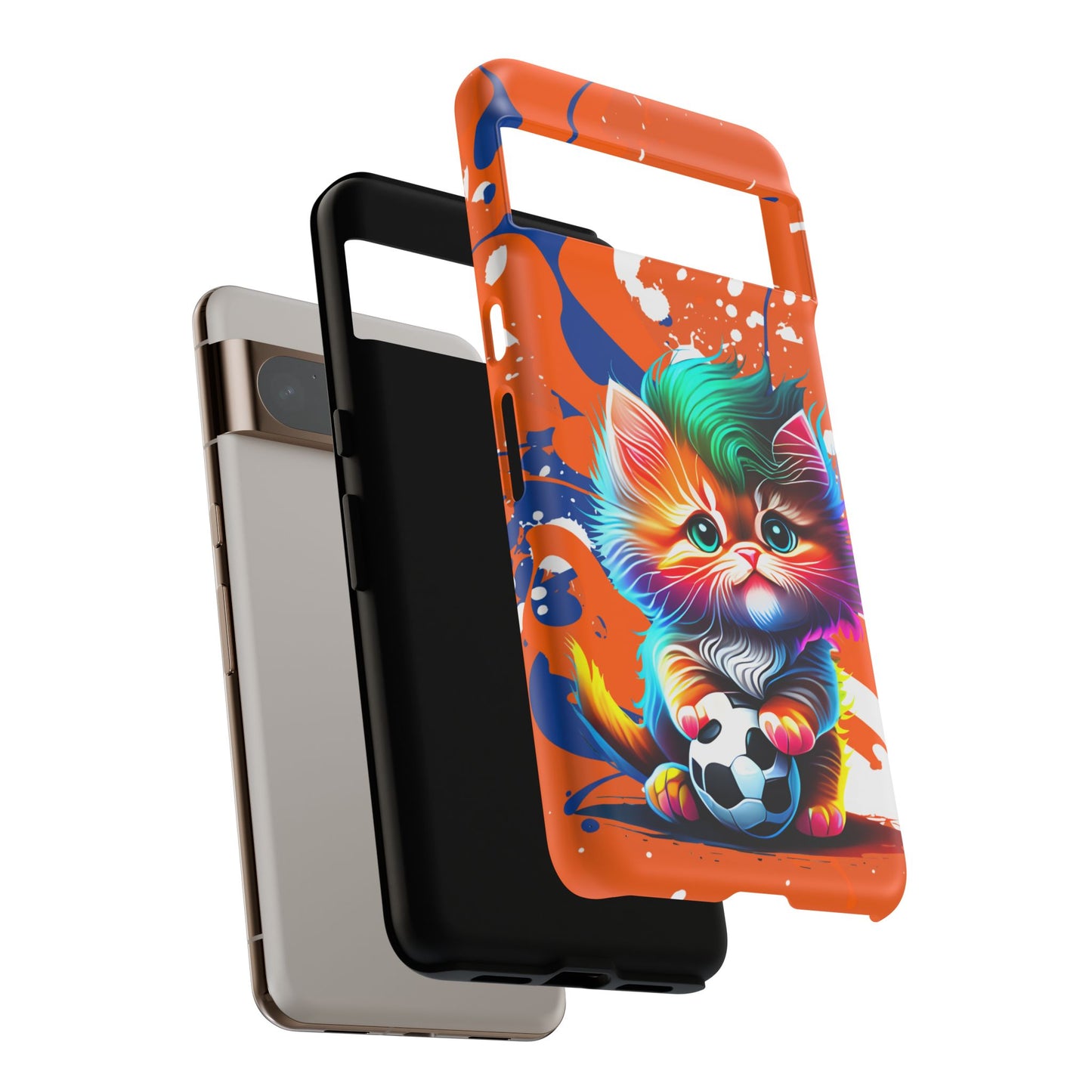 (phone cases) Baby Face Kitty Tough Cases