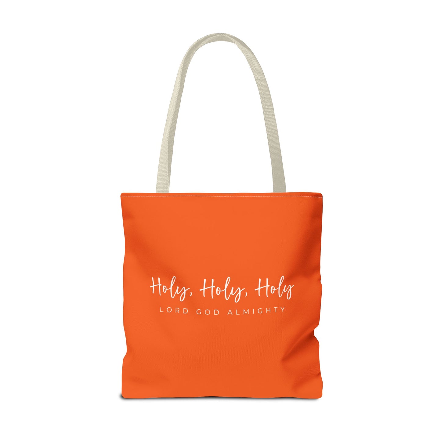 (tote bags) Holy Holy Holy Lord God Almighty (orange)