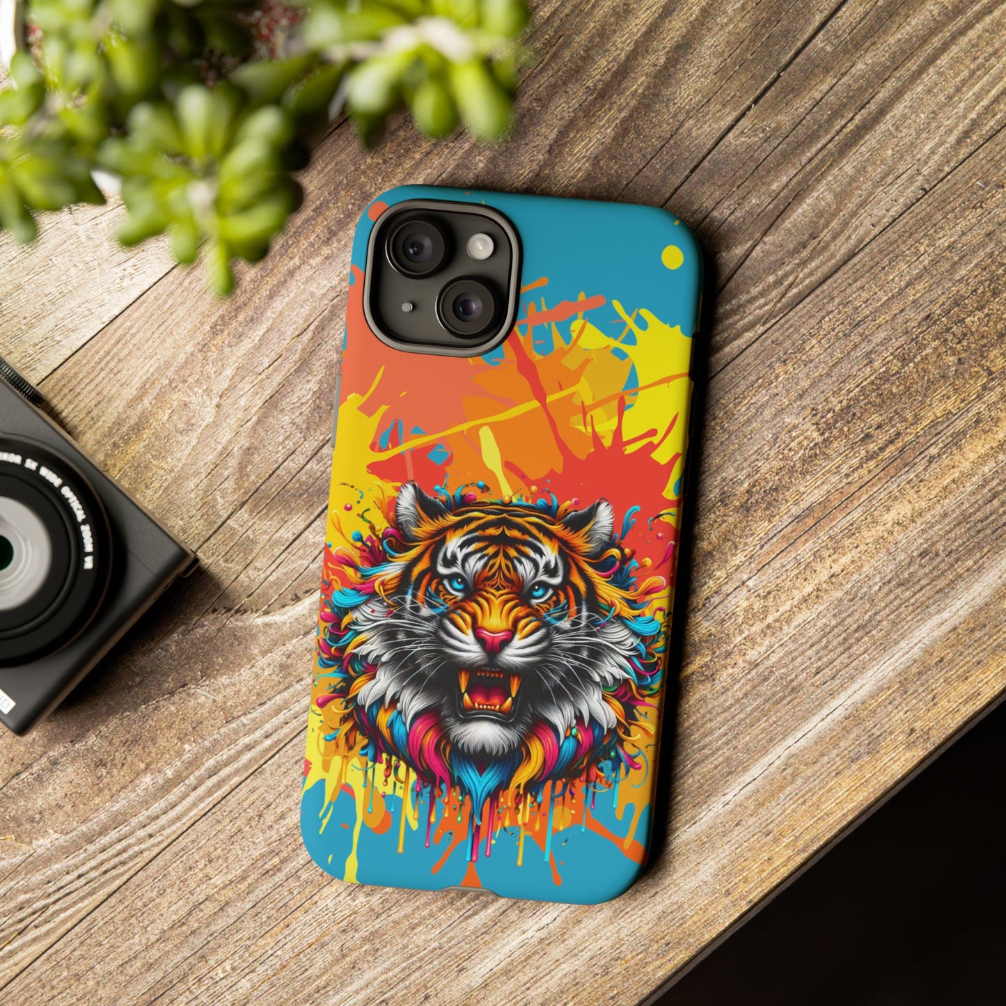 (phone cases) Roaring Tiger Tough Cases