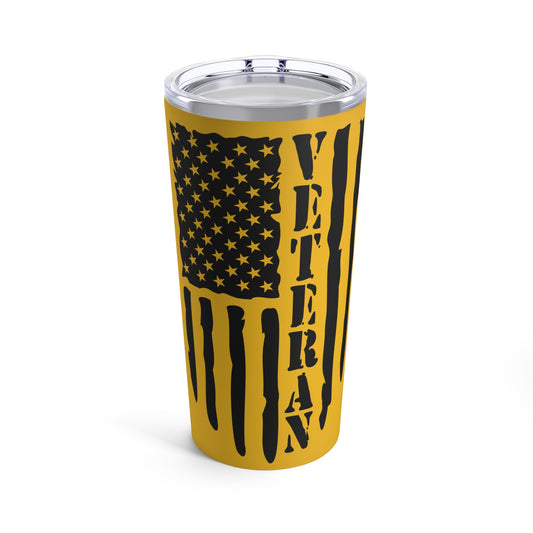 Veteran Tumbler 20oz (yellow)