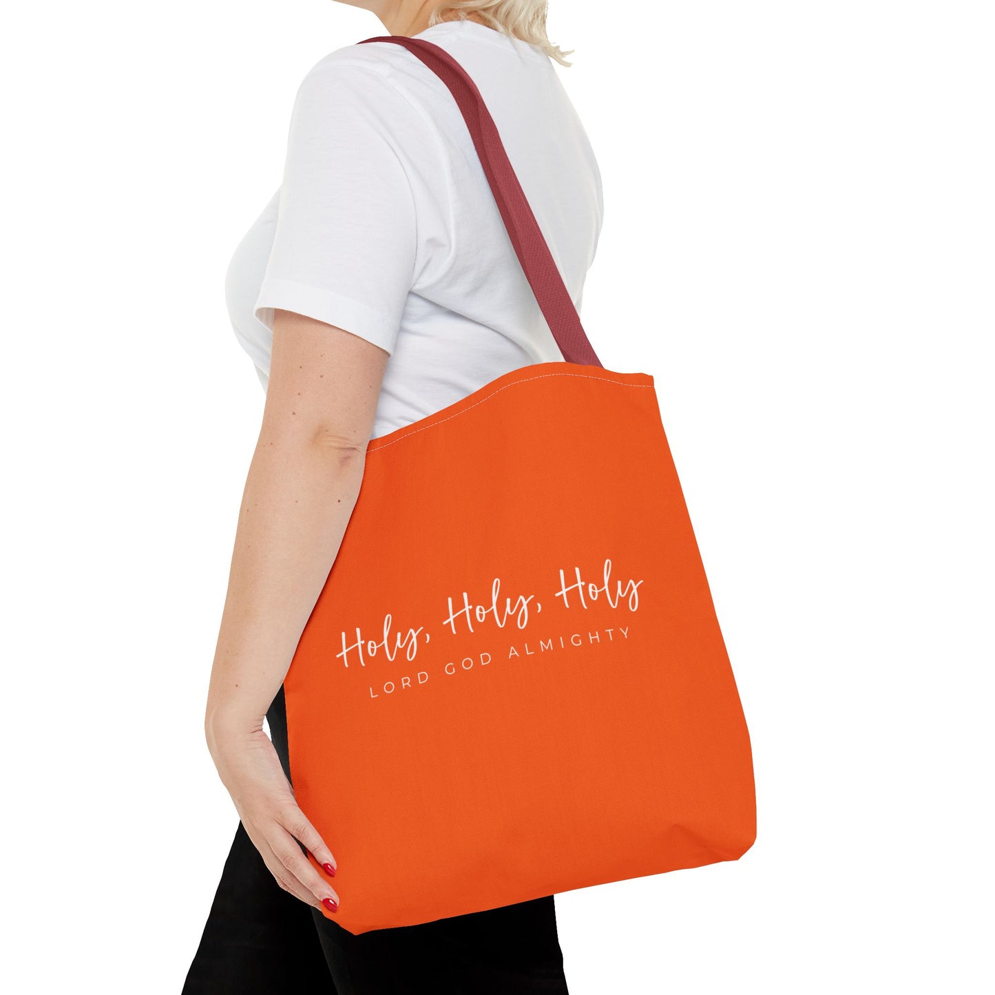 (tote bags) Holy Holy Holy Lord God Almighty (orange)