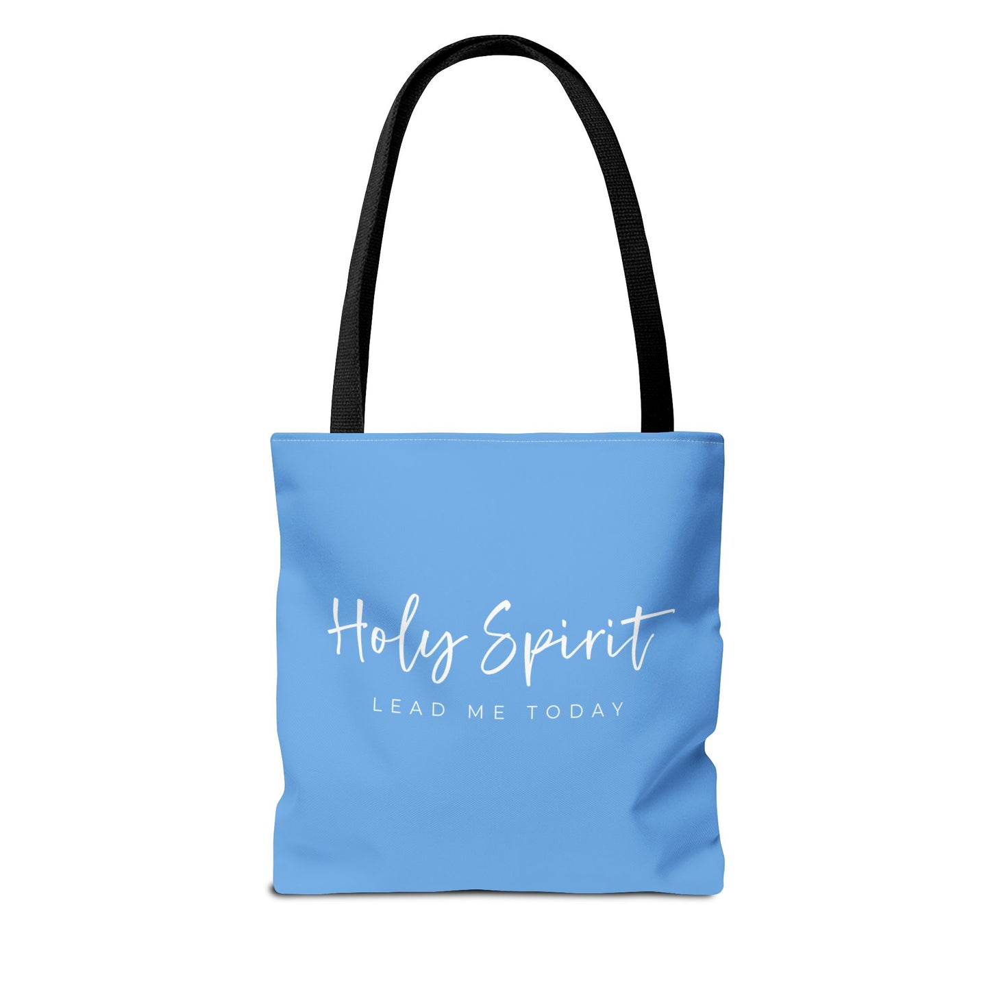 (tote bags) Holy Spirit Lead Me Today (light blue)