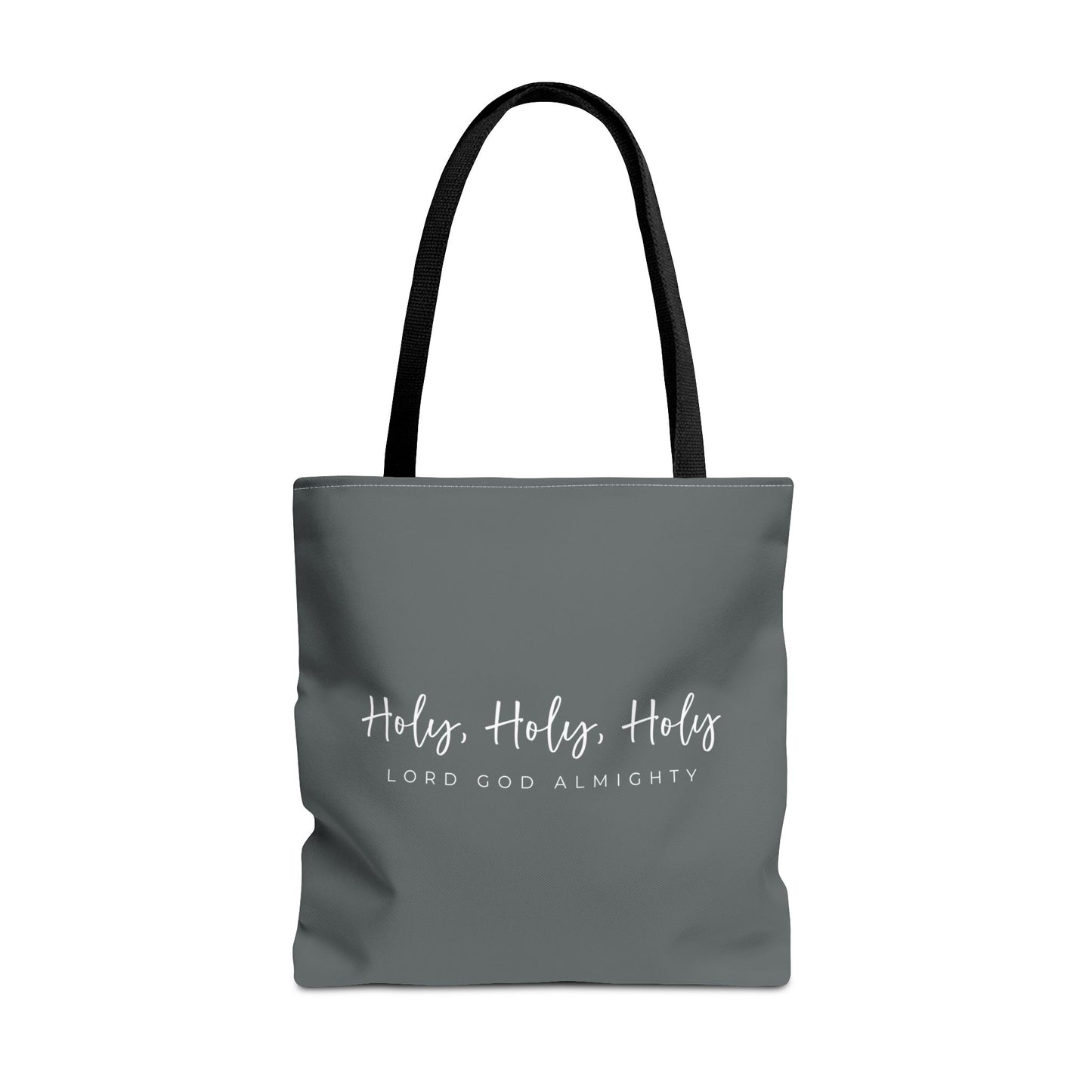 (tote bags) Holy Holy Holy Lord God Almighty (grey)