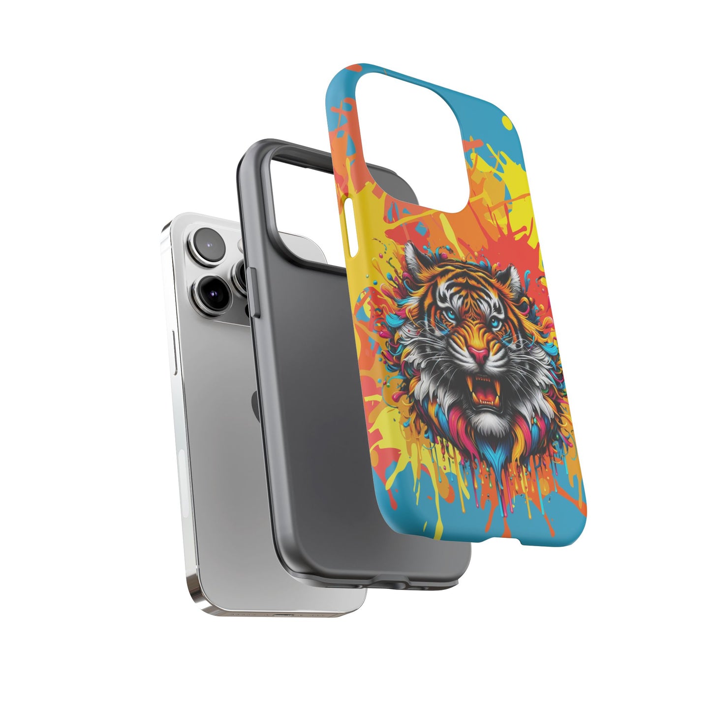 (phone cases) Roaring Tiger Tough Cases